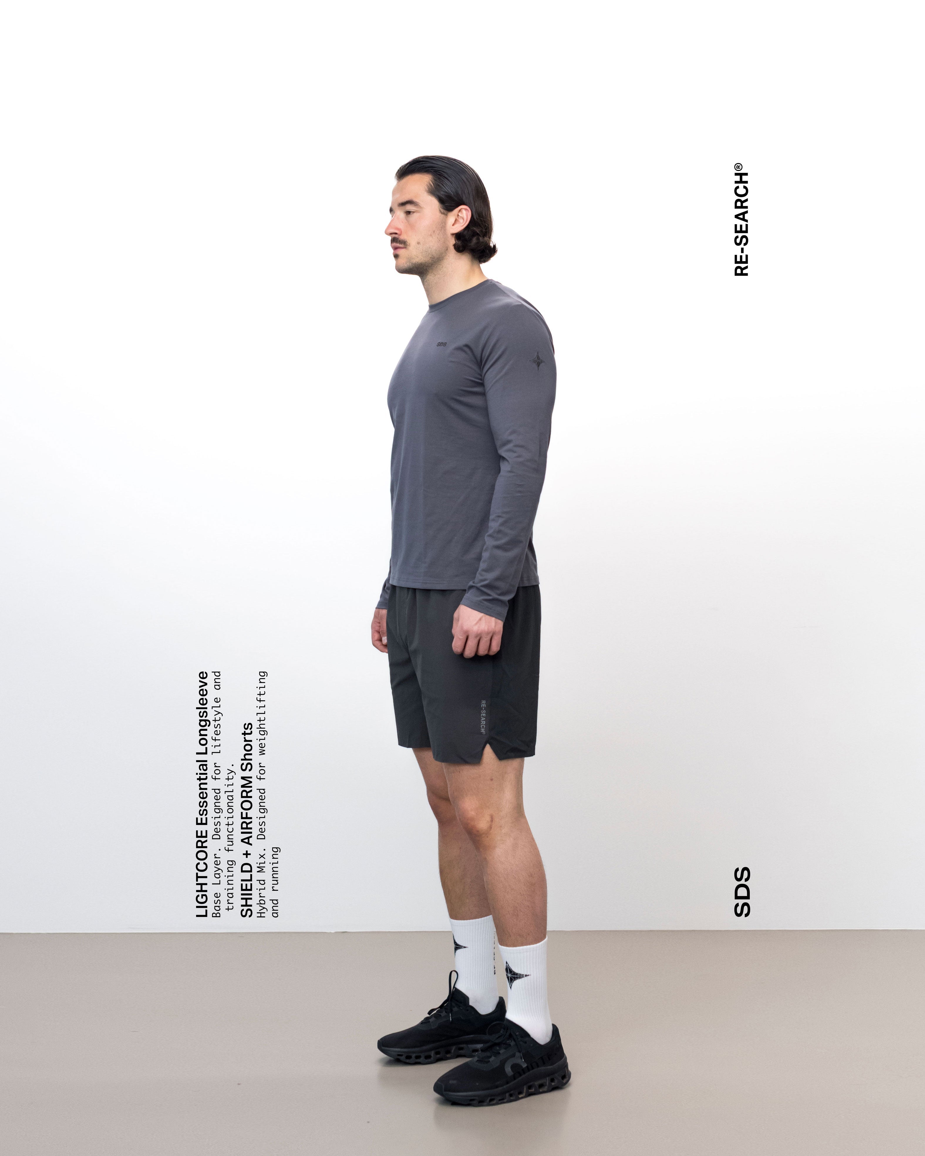 Hybrid Shield Shorts - Grey