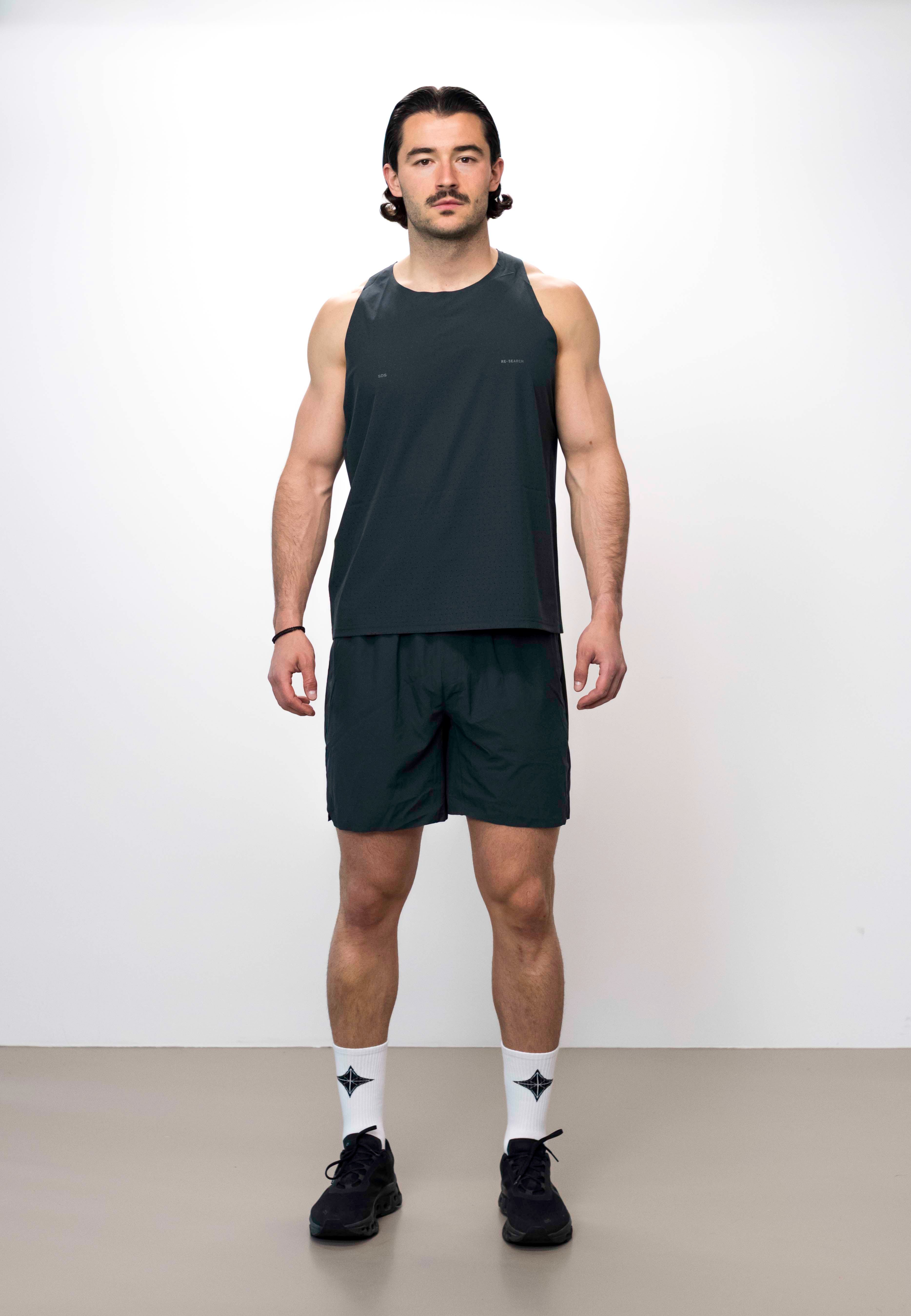 Hybrid Run Shorts - Grey