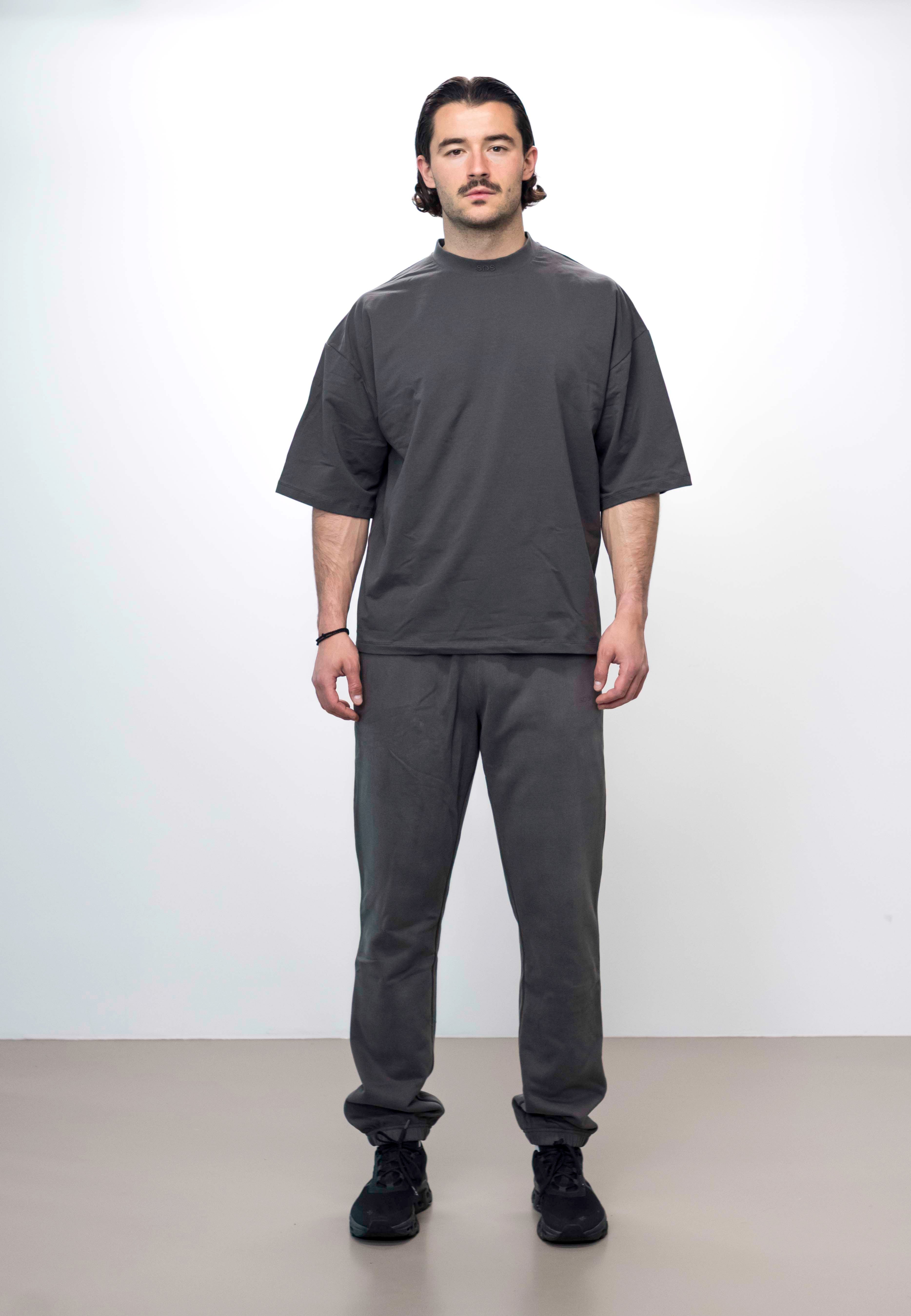 Signature Oversized T - Grey