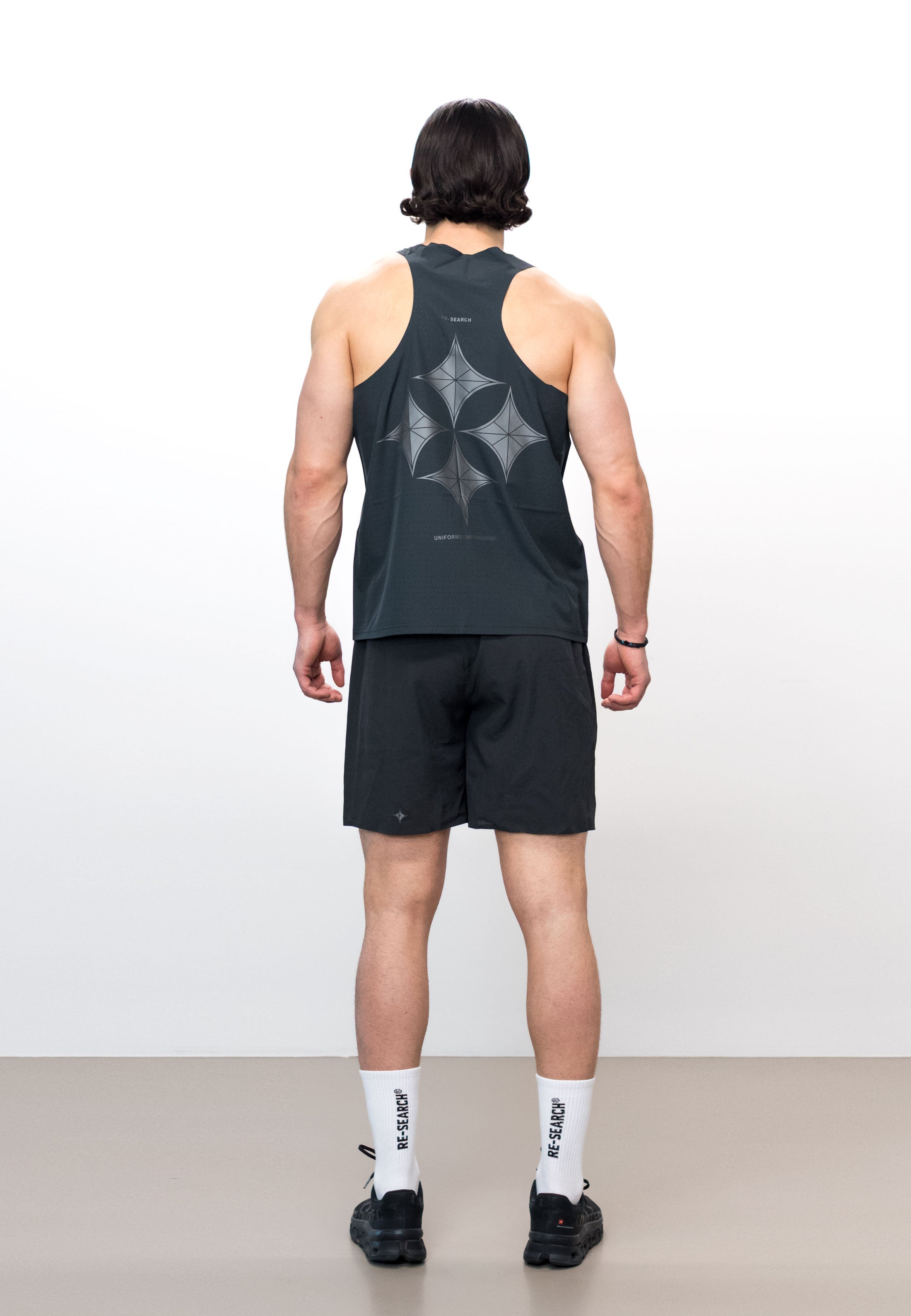 Mens Racing Tank - Grey