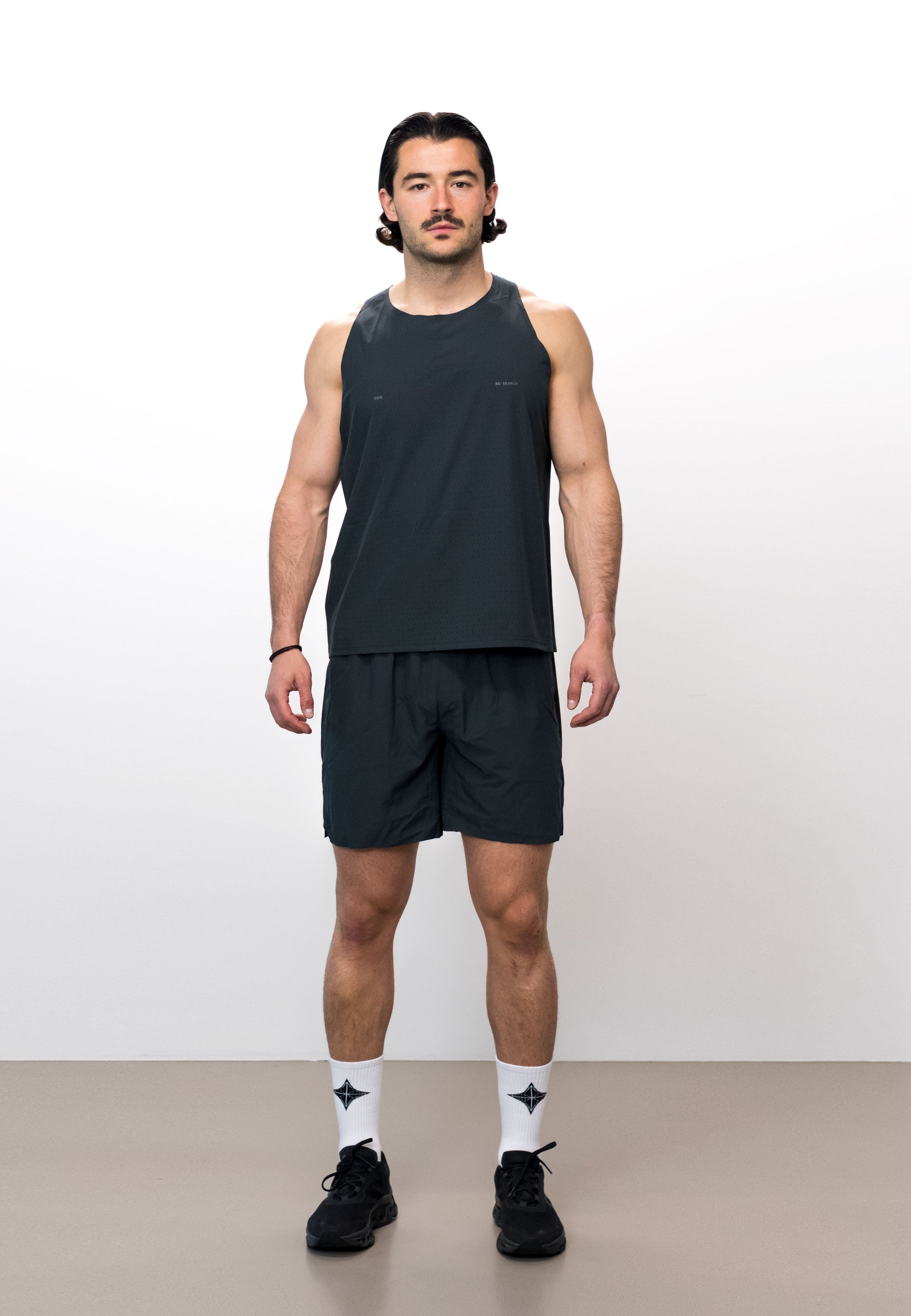 Mens Racing Tank - Grey